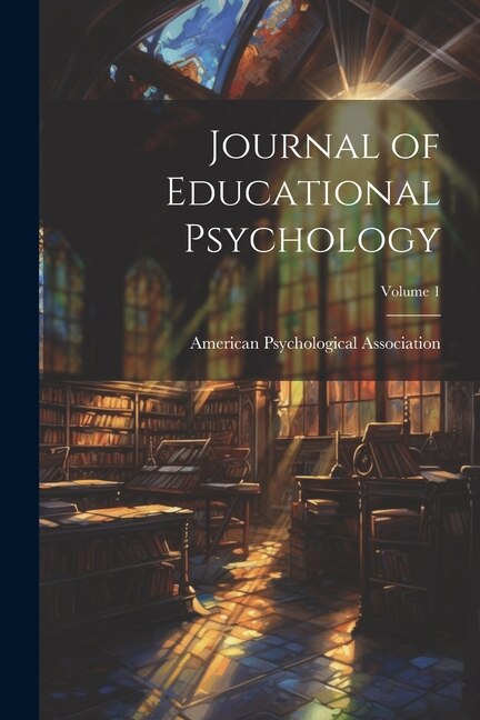 Front cover_Journal of Educational Psychology; Volume 1