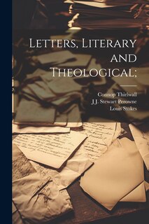 Front cover_Letters, Literary and Theological;