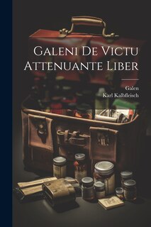 Couverture_Galeni De Victu Attenuante Liber