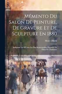 Front cover_Mémento Du Salon De Peinture, De Gravure Et De Sculpture En 1880