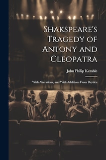 Couverture_Shakspeare's Tragedy of Antony and Cleopatra