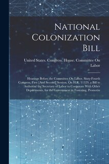 Couverture_National Colonization Bill