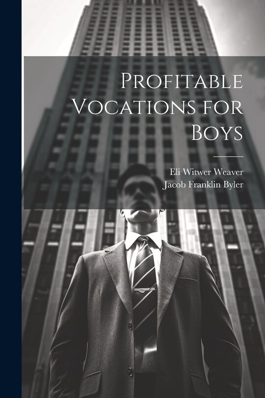 Front cover_Profitable Vocations for Boys