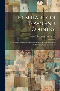 Couverture_Hospitality in Town and Country