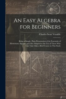 Front cover_An Easy Algebra for Beginners