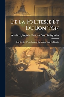 Couverture_De La Politesse Et Du Bon Ton