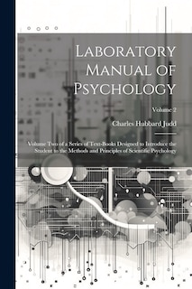 Front cover_Laboratory Manual of Psychology