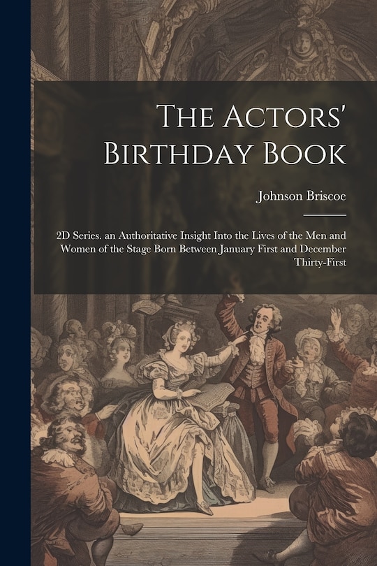 Couverture_The Actors' Birthday Book