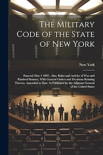 Couverture_The Military Code of the State of New York