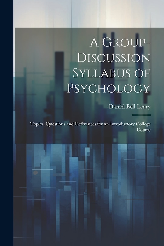 Front cover_A Group-Discussion Syllabus of Psychology