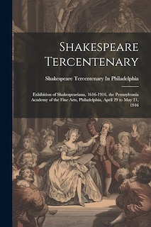 Front cover_Shakespeare Tercentenary