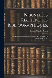 Front cover_Nouvelles Recherches Bibliographiques,