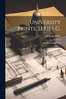 Front cover_University Prints. Series G.