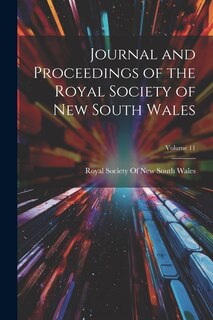 Front cover_Journal and Proceedings of the Royal Society of New South Wales; Volume 11