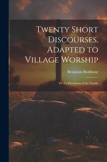 Couverture_Twenty Short Discourses, Adapted to Village Worship