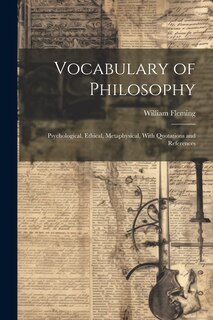 Couverture_Vocabulary of Philosophy