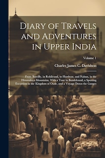 Couverture_Diary of Travels and Adventures in Upper India