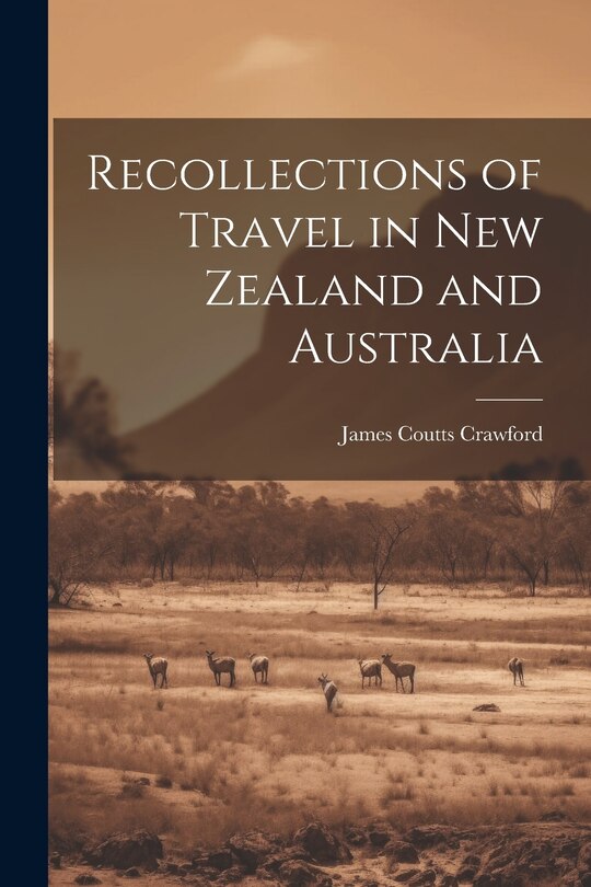 Couverture_Recollections of Travel in New Zealand and Australia