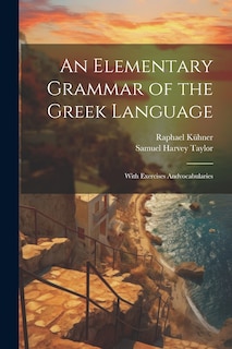 Couverture_An Elementary Grammar of the Greek Language