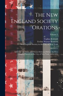 Front cover_The New England Society Orations