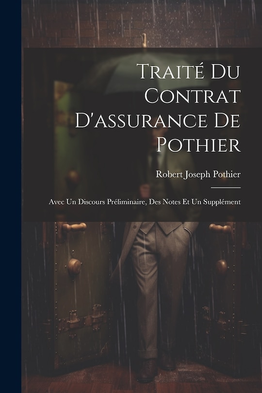 Front cover_Traité Du Contrat D'assurance De Pothier