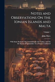 Front cover_Notes and Observations On the Ionian Islands and Malta