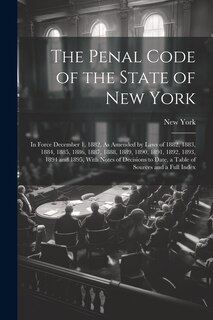 Front cover_The Penal Code of the State of New York