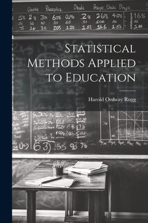 Front cover_Statistical Methods Applied to Education