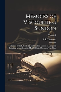 Couverture_Memoirs of Viscountess Sundon