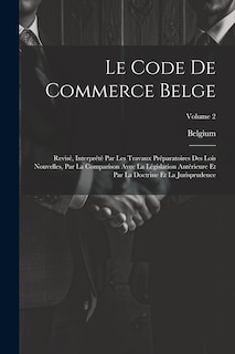 Couverture_Le Code De Commerce Belge
