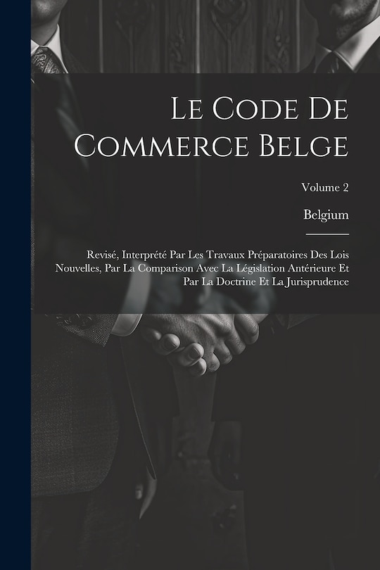 Couverture_Le Code De Commerce Belge