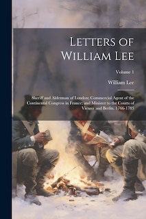 Front cover_Letters of William Lee