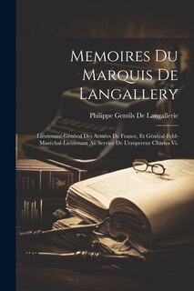Front cover_Memoires Du Marquis De Langallery