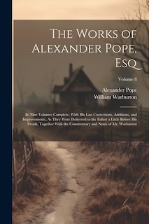 Front cover_The Works of Alexander Pope, Esq