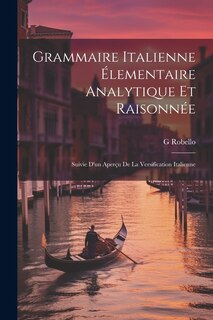 Couverture_Grammaire Italienne Élementaire Analytique Et Raisonnée