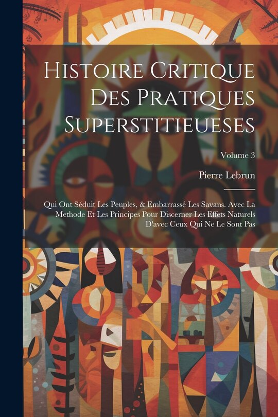 Couverture_Histoire Critique Des Pratiques Superstitieueses