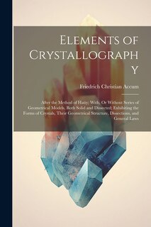 Front cover_Elements of Crystallography