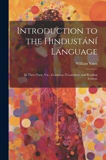 Couverture_Introduction to the Hindustání Language