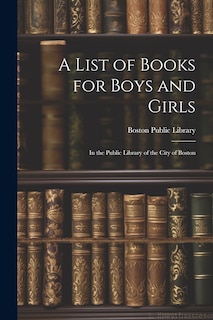 Front cover_A List of Books for Boys and Girls