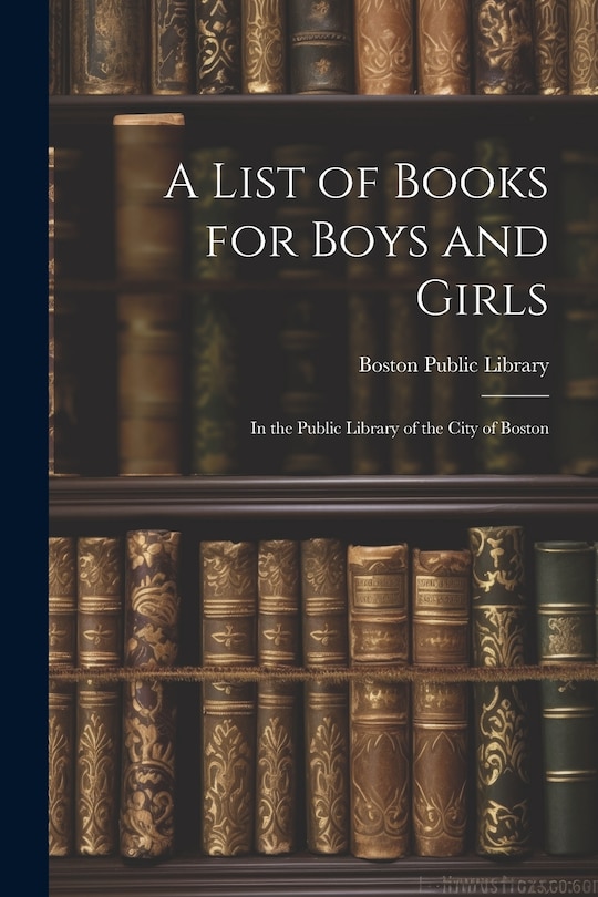 Front cover_A List of Books for Boys and Girls