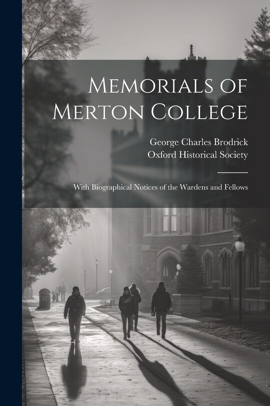 Front cover_Memorials of Merton College