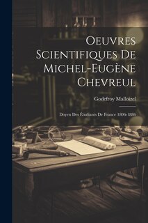 Front cover_Oeuvres Scientifiques De Michel-Eugène Chevreul