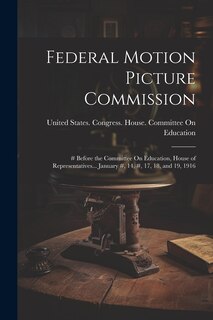 Couverture_Federal Motion Picture Commission
