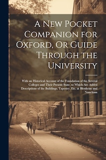 Front cover_A New Pocket Companion for Oxford, Or Guide Through the University