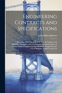 Couverture_Engineering Contracts and Specifications