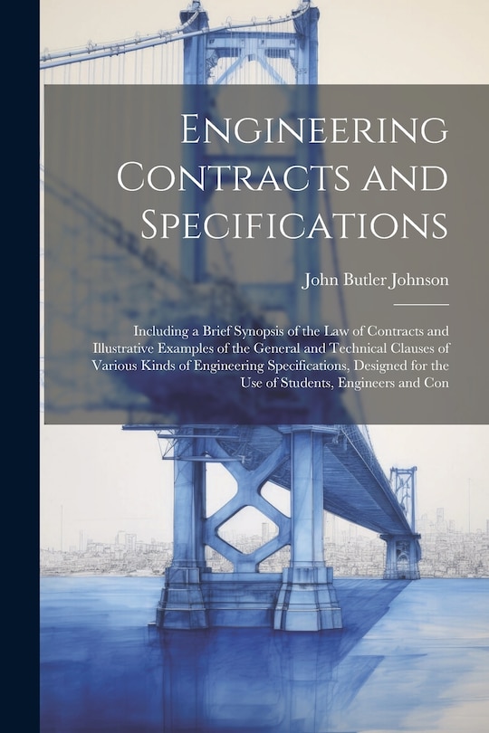 Couverture_Engineering Contracts and Specifications