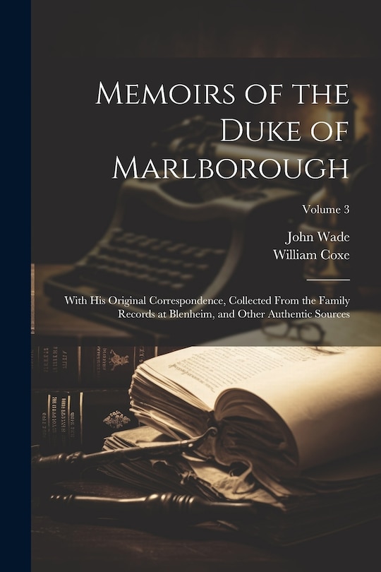 Couverture_Memoirs of the Duke of Marlborough