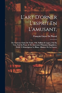 Front cover_L'art D'orner L'esprit En L'amusant,