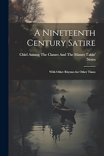 Front cover_A Nineteenth Century Satire