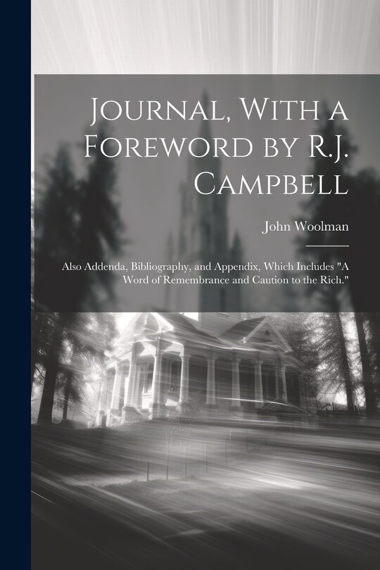 Front cover_Journal, With a Foreword by R.J. Campbell
